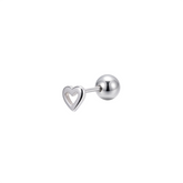 Heart Cartilage Stud