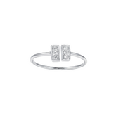 Twin Bar Open Ring