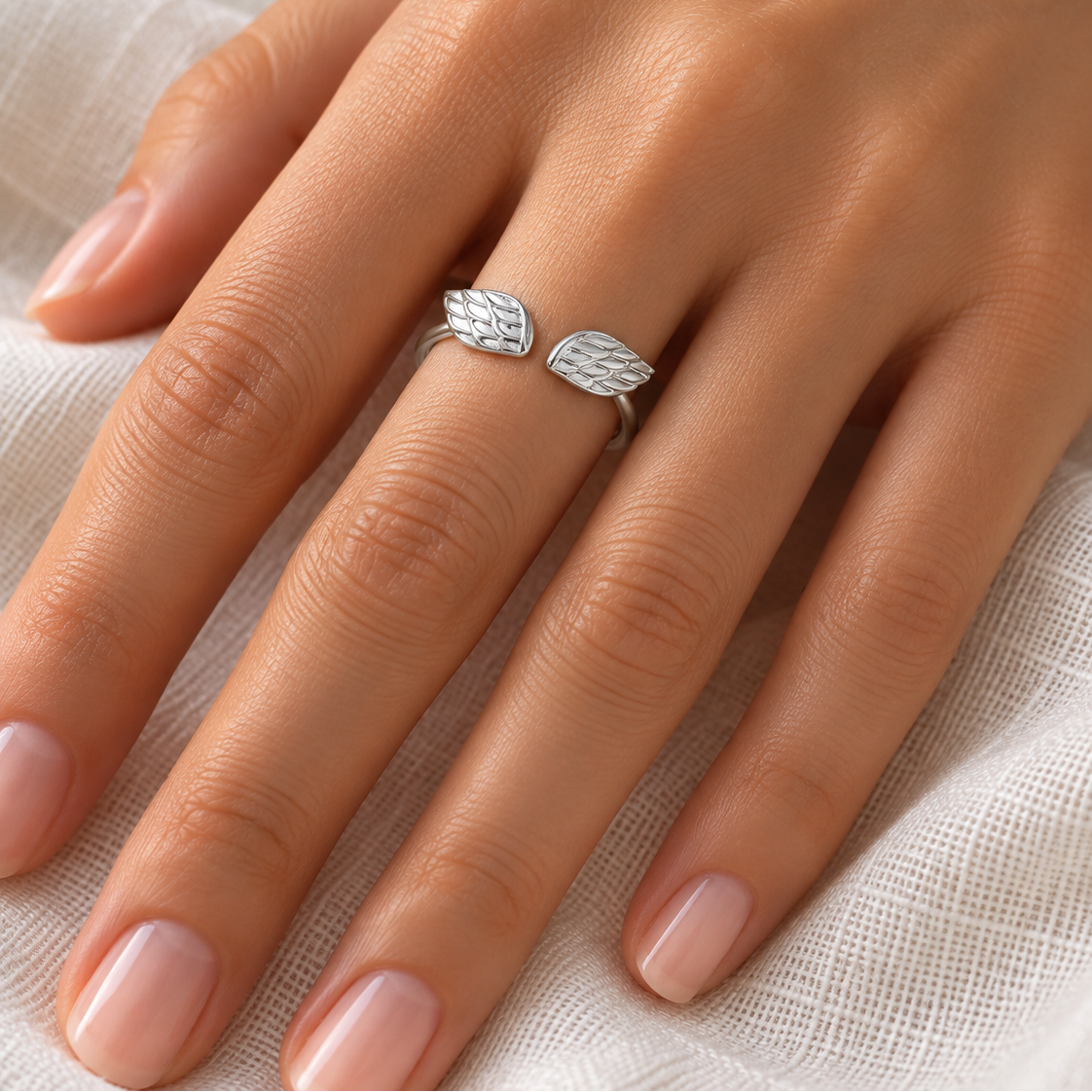 Wing Open Ring