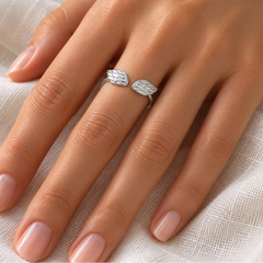 Wing Open Ring