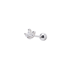 Marquise Flower Cartilage Stud