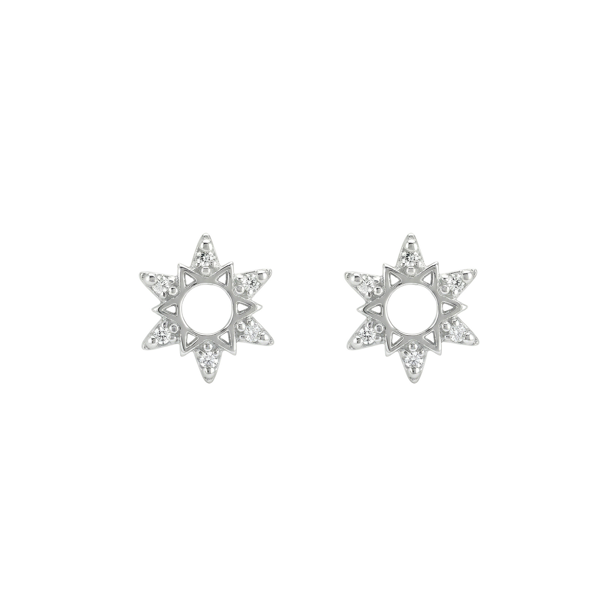 Sunburst Stud Earrings