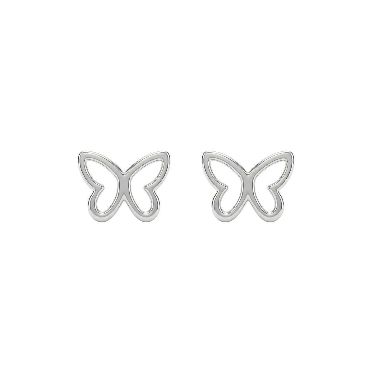 Open Butterfly Stud Earrings
