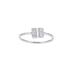 Twin Bar Open Ring